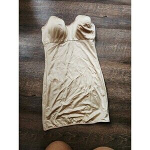 Enchanted 36C gold shapewear slip